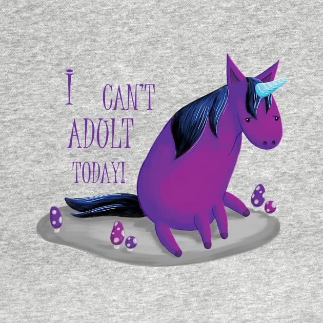 Gloomicorn - I Can't Adult Today! by shiro